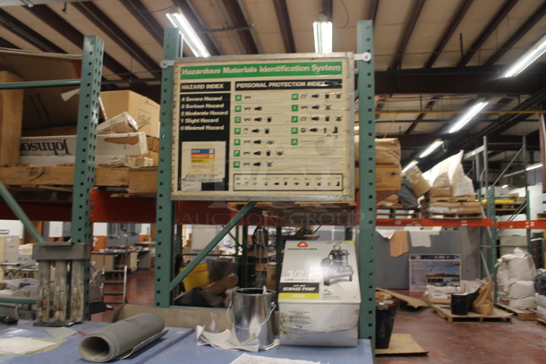 ALL ONE MONEY! Lot of Orange and Green Metal Pallet Racking. Does Not Include Contents. BUYER MUST REMOVE. - Image 3 of 6