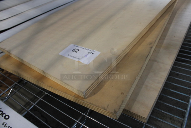3 Wooden Boards. 47x17x1. 3 Times Your Bid! - Image 2 of 3