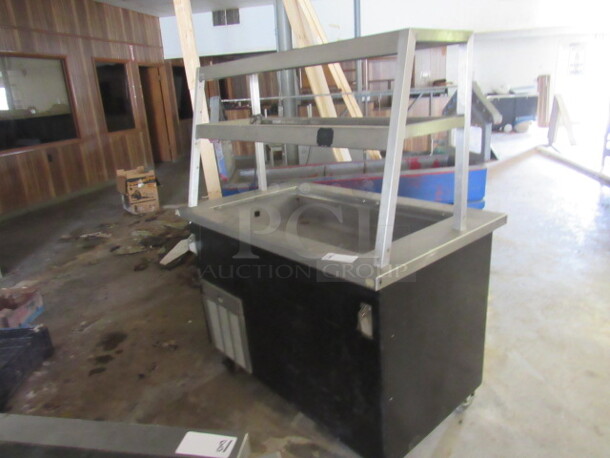 One Buffet On Casters. No Sneeze Guards. 50X30X62 - Image 1 of 3