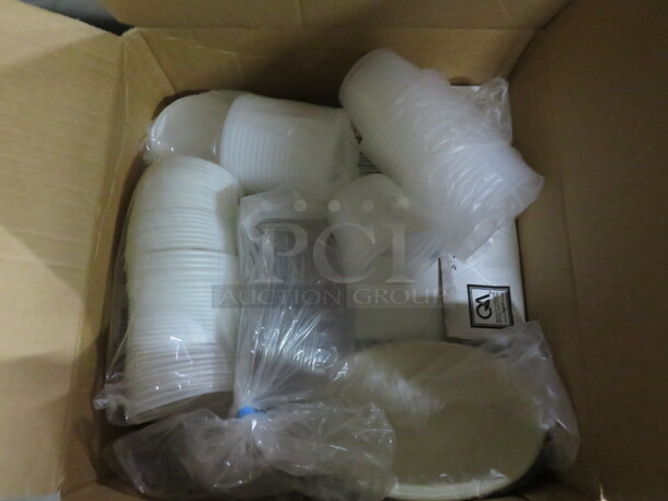 One Lot Of Assorted To Go/Paper Items. - Image 1 of 1