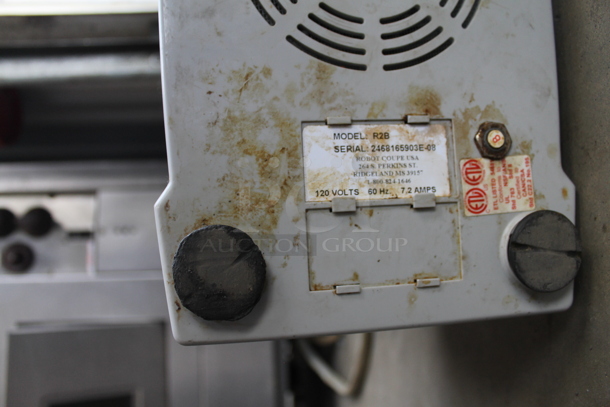 Robot Coupe R2B Metal Commercial Food Processor. 120 Volts, 1 Phase. Tested and Does Not Power On - Image 3 of 3