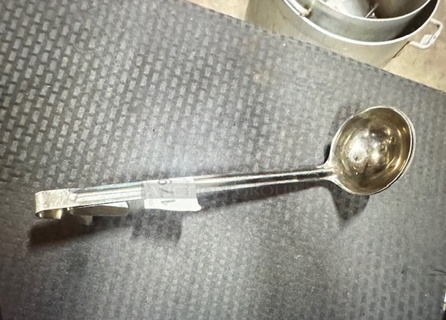 Stainless Steel 6oz Ladle. 2XBID