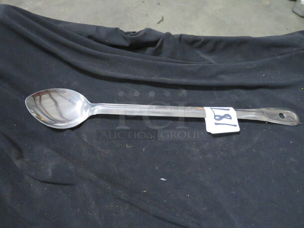 One Long Handle Stainless Steel Spoon. - Image 1 of 1