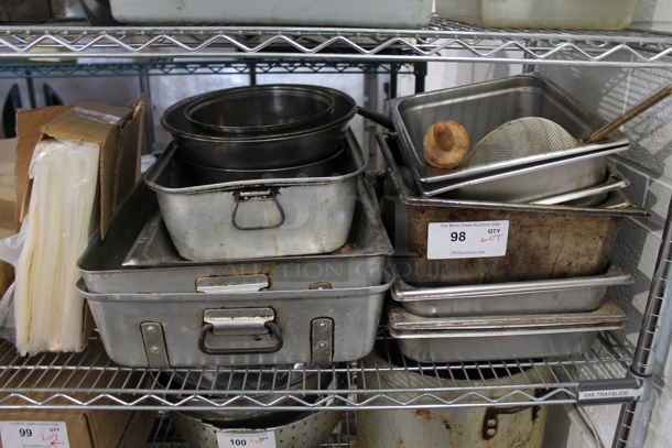 ALL ONE MONEY! Lot of Various Items Including Metal Baking Pans. - Image 1 of 5