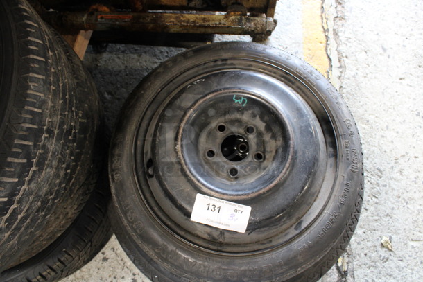 3 Various Tires Including Goodyear Spare Tire. Includes 22x6x22. 3 Times Your Bid! - Image 2 of 6
