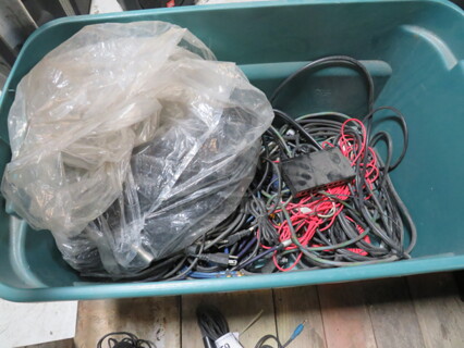 One Mega Lot Of Stage Cords.