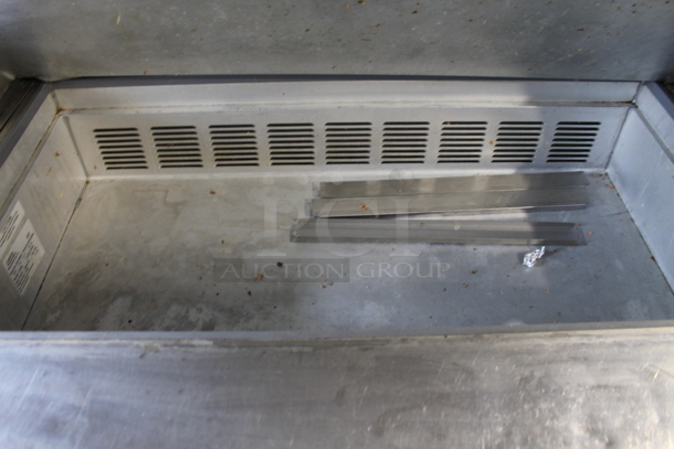 2013 Leader ESLM48S/C Stainless Steel Commercial Sandwich Salad Prep Table Bain Marie Mega Top. Tested and Powers On But Does Not Get Cold - Image 2 of 5