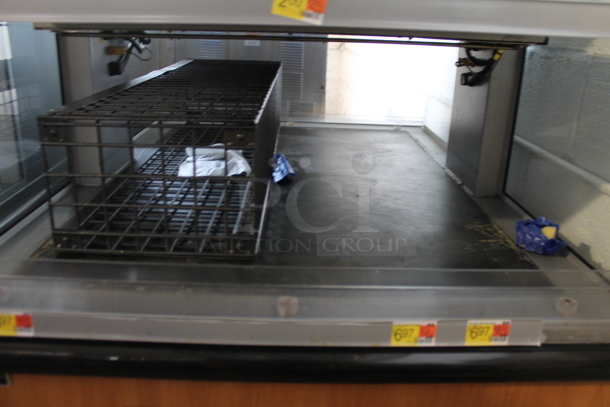 Custom Deli's Inc Metal Commercial 2 Tier Warming Display Case on Commercial Casters. 120-208 Volts, 1 Phase. - Image 2 of 3