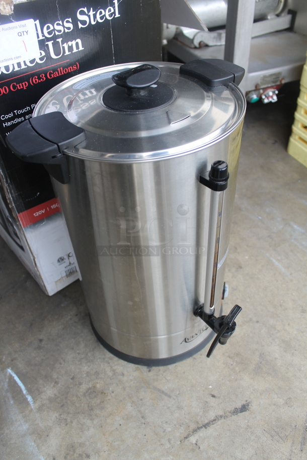 BRAND NEW IN BOX! Avantco 177CU100ETL Stainless Steel Commercial Countertop Coffee Urn. 120 Volts, 1 Phase. - Image 2 of 5