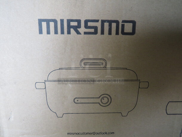 One Mirsmo Electric Hot Plate. #MG812. 120 Volt.