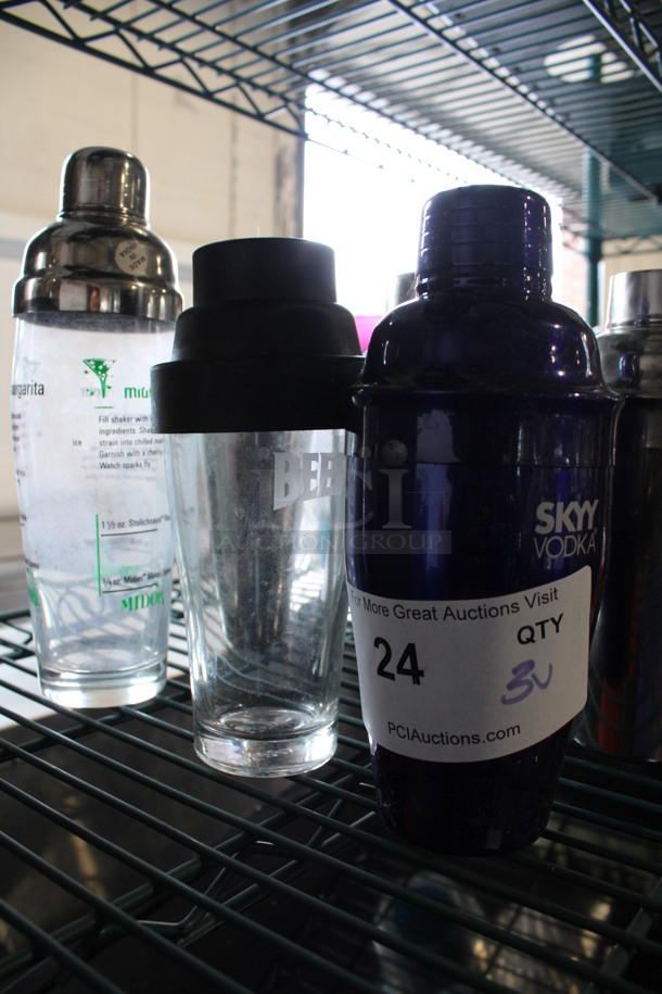 3 Various Mixing Cups w/ Tops. Includes 3.5x3.5x8. 3 Times Your Bid! - Image 2 of 3
