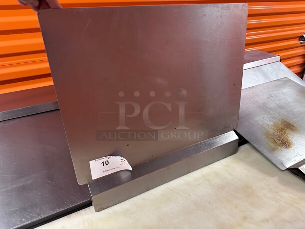 Clean! Krowne Heavy Duty Metal Stainless Steel Splash Guard For Fryers, Model# 30-325 NSF  - Image 1 of 5