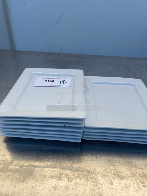 ITI China 9 inch X 7 inch Plate | Rolled Edge, Bright White Elite Collection  - Image 2 of 7