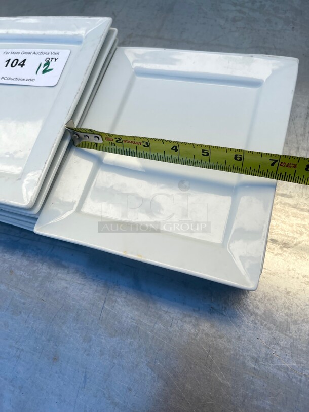 ITI China 9 inch X 7 inch Plate | Rolled Edge, Bright White Elite Collection  - Image 7 of 7