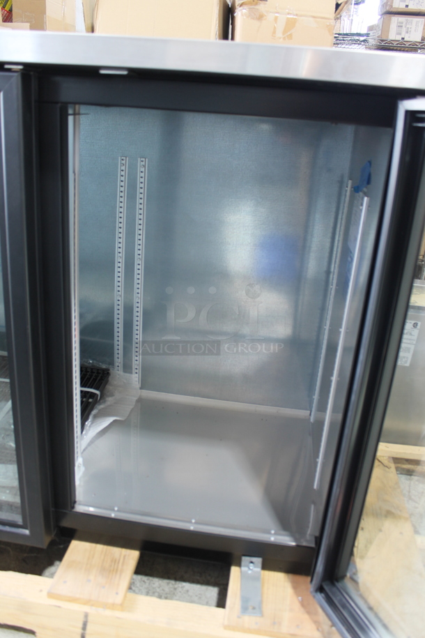 BRAND NEW! 2019 True TBB-24-72G-HC-LD Stainless Steel Commercial 3 Door Back Bar Cooler Merchandiser. 115 Volts, 1 Phase. Tested and Working! - Image 4 of 6