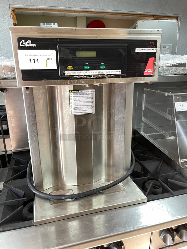 Working! Curtis D1000GT63A000 3 gal Twin Airpot Coffee Brewer w/ Digital Programming, 110v NSF Tested and Working!