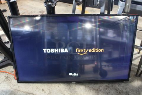 Toshiba Model 49LF421U19 49" Television. 120 Volts, 1 Phase. Buyer Must Pick Up - We Will Not Ship This Item. Tested and Powers On - See Pictures