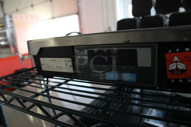 CAS Model PD-II Metal Countertop Food Portioning Scale. 11x15x3.5. Tested and Powers On But Has Error Code - Image 5 of 6