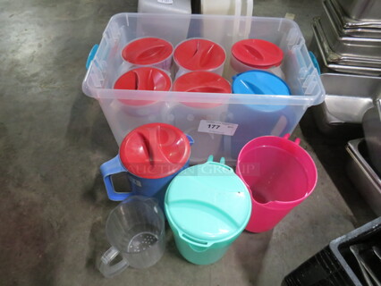 One Mega Lot Of Assorted Pitchers.