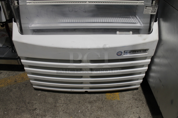 Beverage Air BZ13-1-W Metal Commercial Grab N Go Merchandiser w/ Poly Coated Racks. 115 Volts, 1 Phase. Tested and Working! - Image 4 of 5