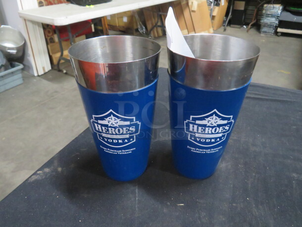 Heroes Vodka Mixing Glass. 2XBID - Image 1 of 1