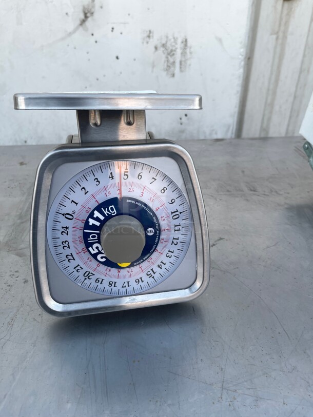 Almost New! Taylor TS25KL Commercial Food scale 25LB NSF Tested and Working! - Image 2 of 6