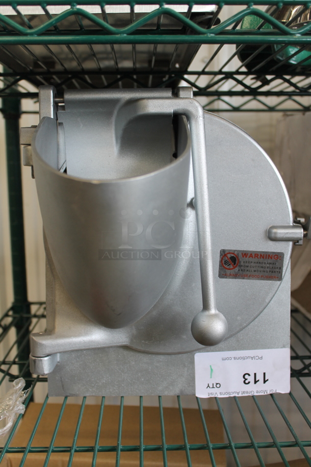 LIKE NEW! Avantco 177MX20SHRDR Metal Commercial Pelican Head Shredder Attachment for MX20 Mixer. - Image 1 of 4
