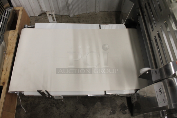 BRAND NEW SCRATCH AND DENT! Estella 34SDSC67 Commercial Stainless Steel Electric Countertop Dough Sheeter On Black Feet. 110V. Tested and Working! - Image 2 of 12