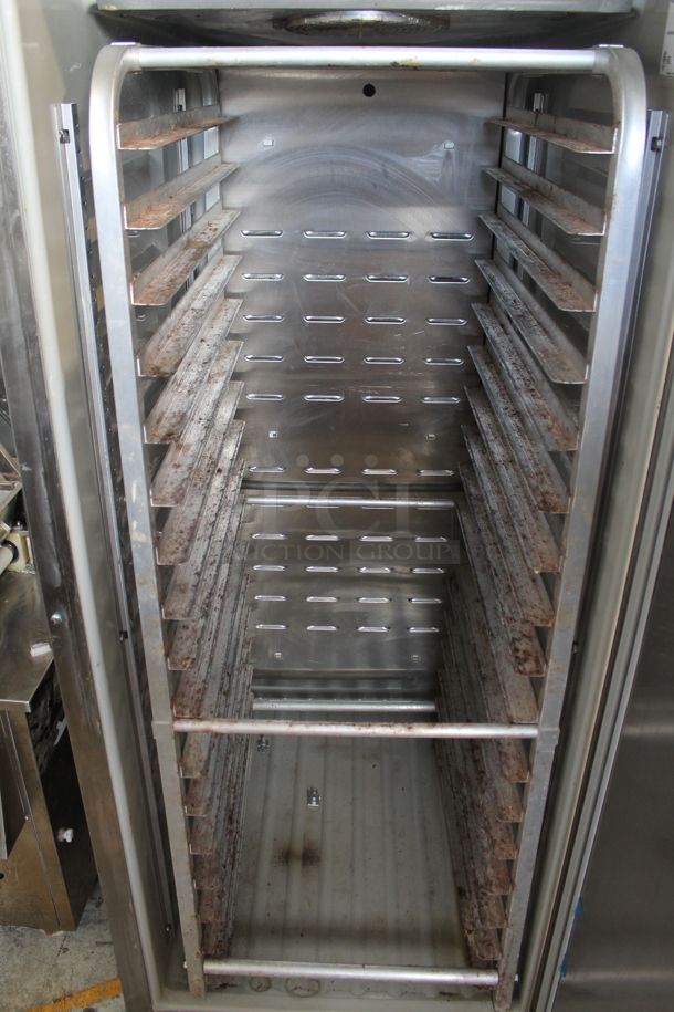 Hoshizaki CF1B-FS Stainless Steel Commercial Single Door Reach In Freezer w/ Metal Pan Rack. 115 Volts, 1 Phase. Tested and Working! - Image 3 of 4