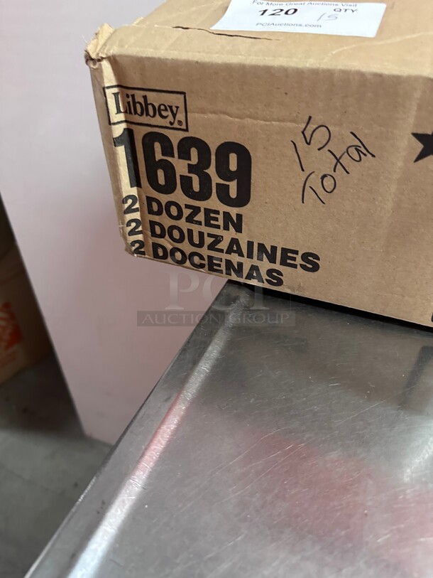 New! Libbey Restaurant Basics 16 oz. Customizable Rim Tempered Mixing Glass / Pint Glass NSF Heavy Duty  - Image 2 of 4