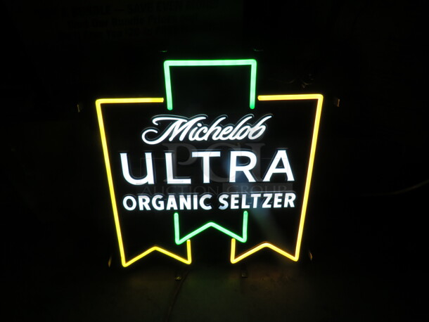 One Working Michelob Organic Seltzer Ultra Electric Light. - Image 1 of 2