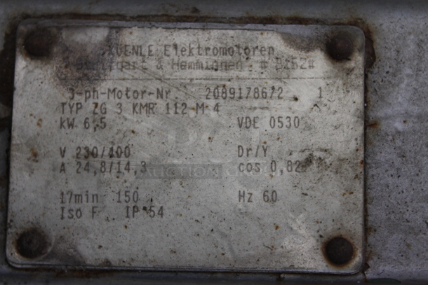 Rauch ME80T Metal Commercial Grape Collector. 230/400 Volts, 3 Phase.  - Image 6 of 12