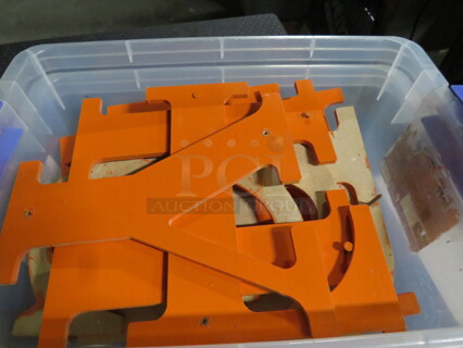 Assorted Wooden Letters.