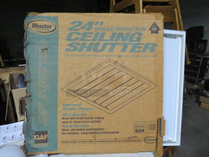 One NEW 24 Inch Ceiling Shutter.