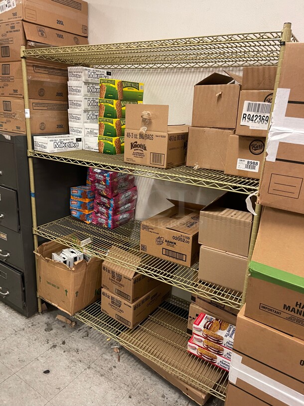 Clean! Stainless Steel Commercial Wire Shelf NSF Great For Food Storage Gold Color  - Image 1 of 6