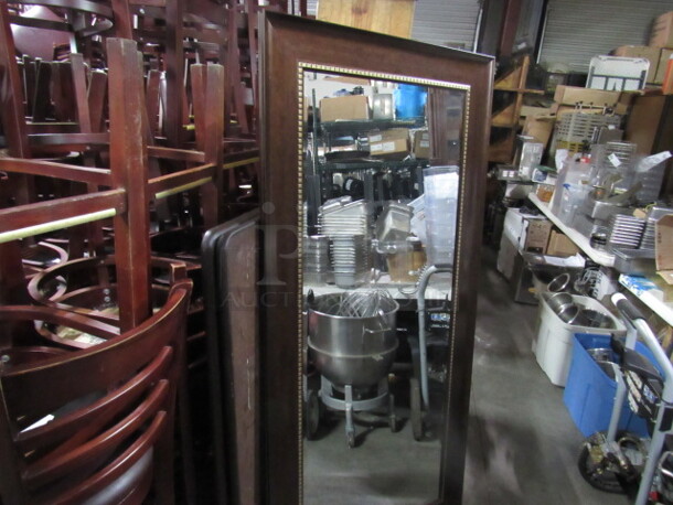 One Framed Mirror. 32X65.5