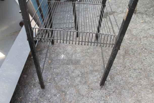 Steel Shelving Unit On Galvanized Legs - Image 3 of 4