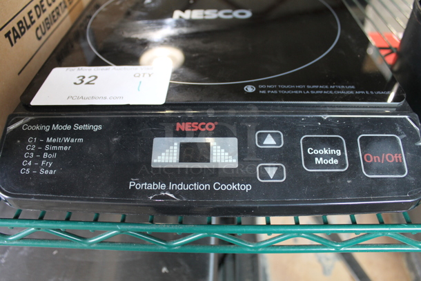 Nesco PIC-14 Metal Countertop Portable Single Burner Induction Range. 120 Volts, 1 Phase. - Image 2 of 7