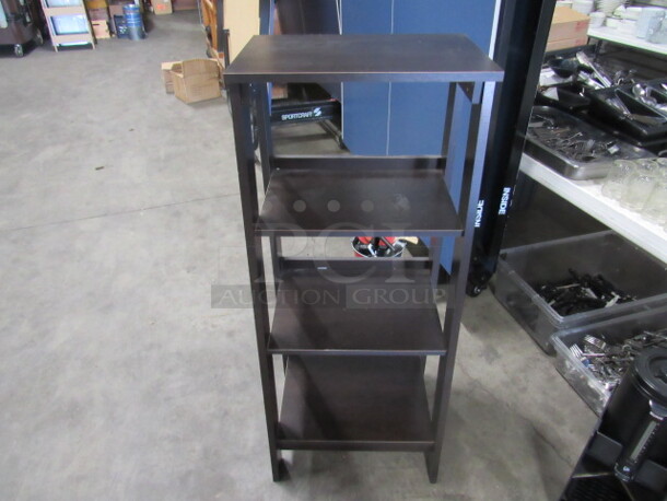 One Shelving System With 4 Shelves. 19X17X45