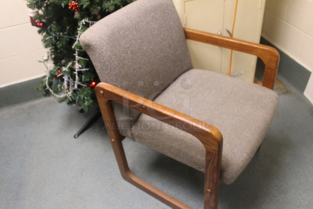 ALL ONE MONEY! Lot of Chair, Extension Cord and Wood Cabinet. - Image 2 of 6