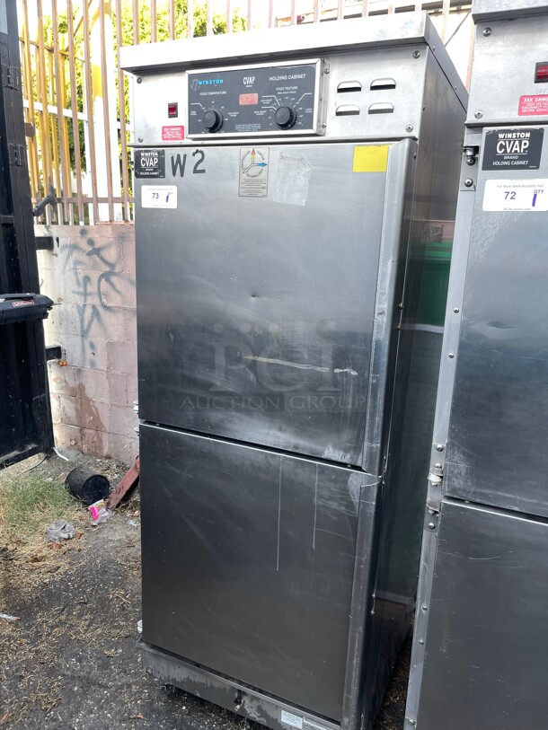 WOW! Winston CVap 22cf Electric Commercial Holding Cabinet Full Size w/ Fan NSF 220 Volt 1 Phase Tested and Working! - Image 5 of 10