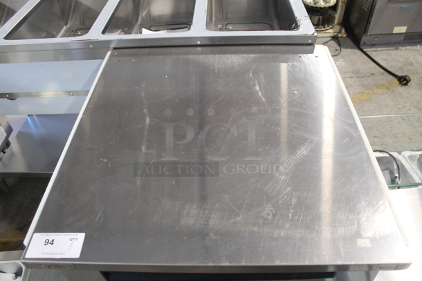 2014 Delfield 406-STAR-CCT Stainless Steel Commercial Single Door Undercounter Cooler on Commercial Casters. Door Needs To Be Reattached. 115 Volts, 1 Phase. Tested and Working! - Image 2 of 8