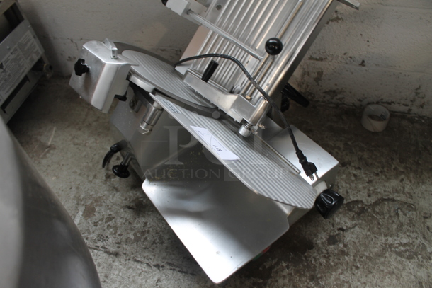 Avantco AMS0013 Stainless Steel Commercial Countertop Meat Slicer w/ Blade Sharpener. 120 Volts, 1 Phase. Tested and Working! - Image 6 of 8