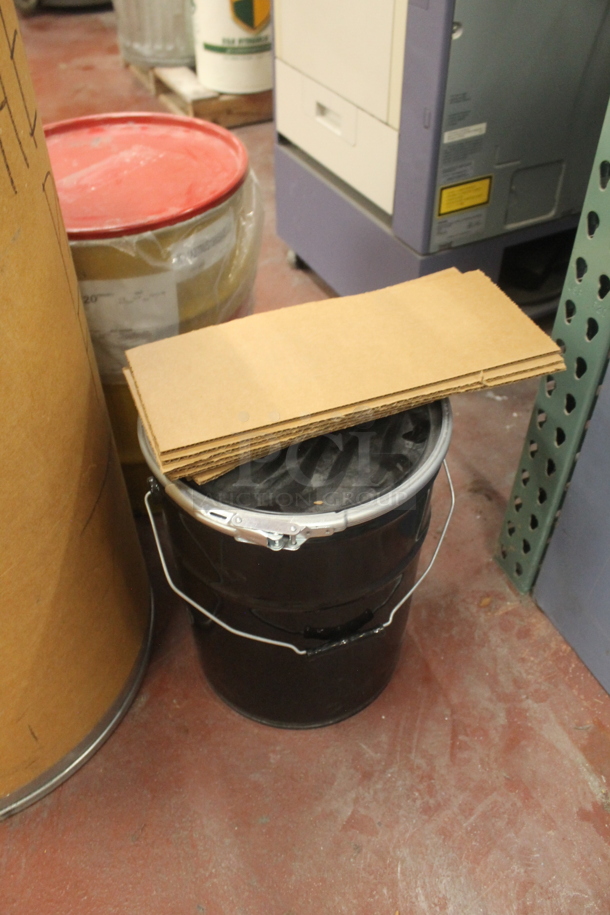 ALL ONE MONEY! Lot of Barrel, Metal Bucket and Poly Bucket. - Image 4 of 4