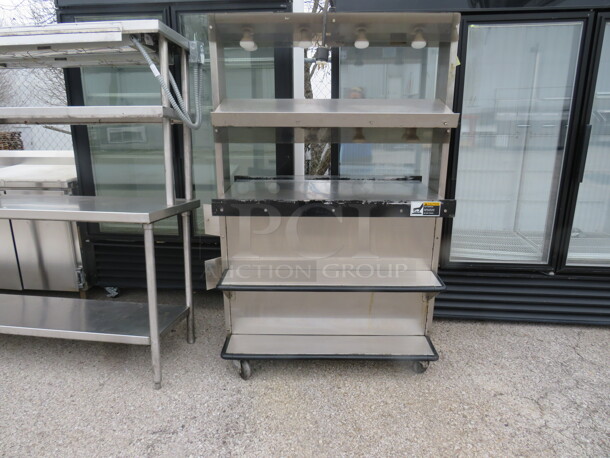 One 3 Shelf Warmer On Casters. Model# DK40. 43X24X66.5 - Image 1 of 1