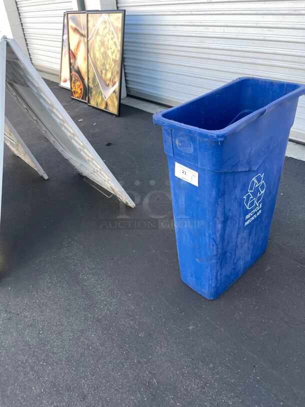 Blue Recycle Container NSF   - Image 3 of 6