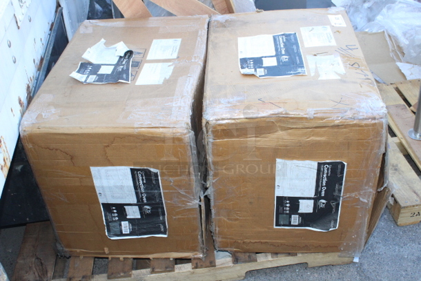 BRAND NEW SCRATCH & DENT! Cooking Performance Group COH-T3-A Electric Thermostatic Countertop 3 Tray Half Size Convection Oven with Steam Injection - 120V, 1650W. IN THE BOXES!! 2x Your Bid  - Image 2 of 5