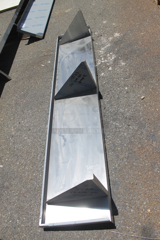 BRAND NEW! Stainless Steel Wall Mount Shelf. - Image 4 of 4