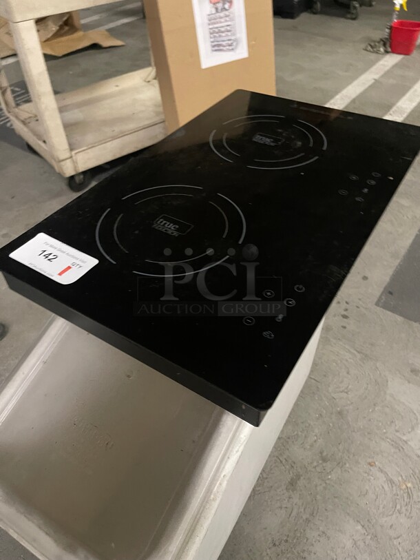 Nice! True Induction  True Induction 24-in 2 Elements Coil Black Electric Cooktop NSF 115 Volt Tested and Working! - Image 3 of 9
