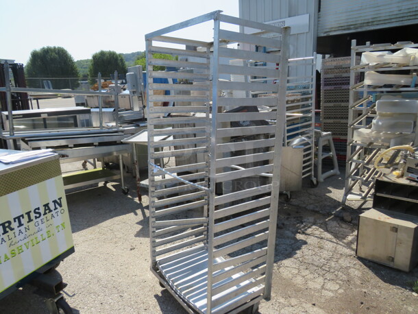 One Speed Rack On Casters. 29X19X69